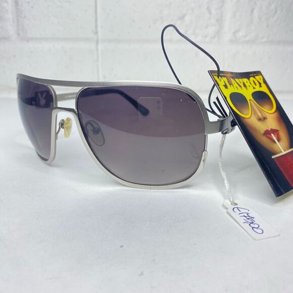 PLAYBOY Other - PLAYBOY mod PB00268-02 Silver aviator style Vintage rare Womens Sunglasses H1362